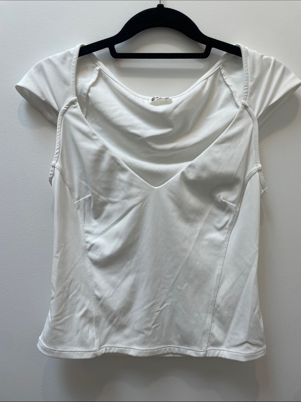 Intimately by Free People Cap Sleeve Sweetheart Neck Ribbed Top Size Large